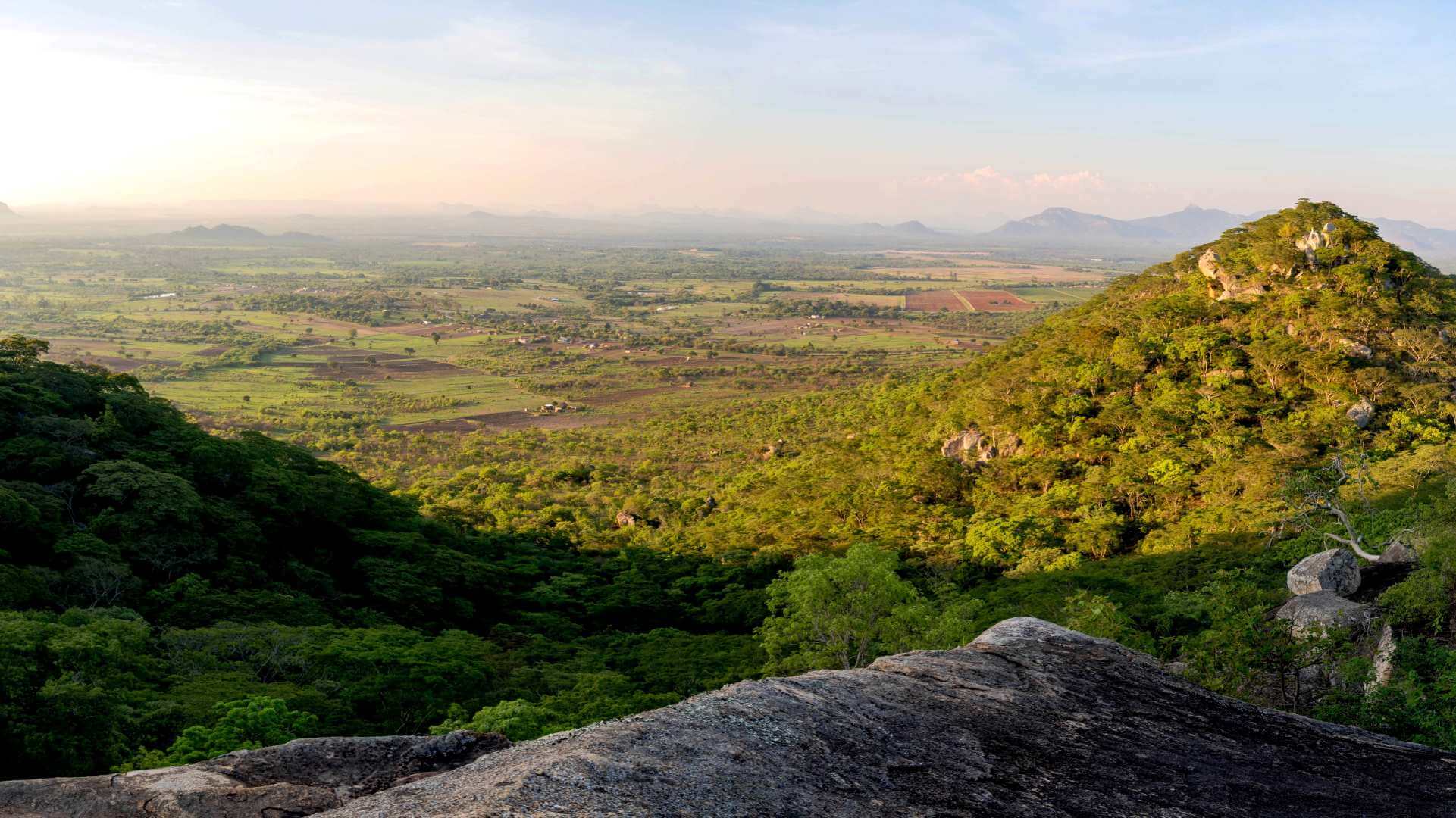 View over the plateau