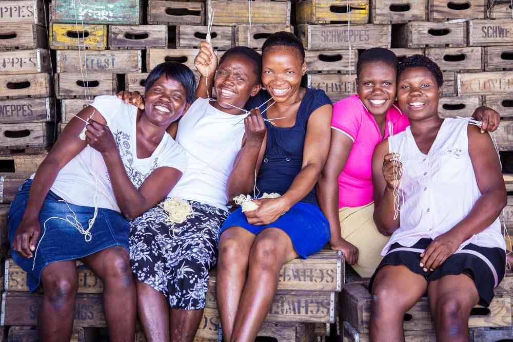 Some members of  Gogo Olive, a joyful group of  ladies.