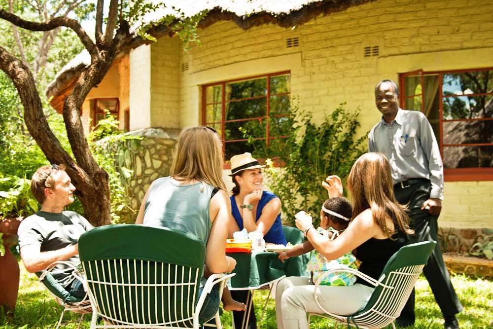 Pamuchakta Restaurant: open air area